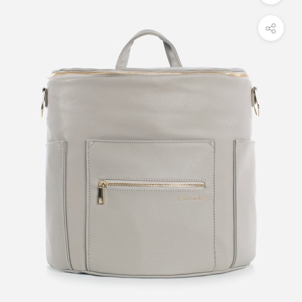 New W/O Tags Fawn Design Diaper Bag (Gray)